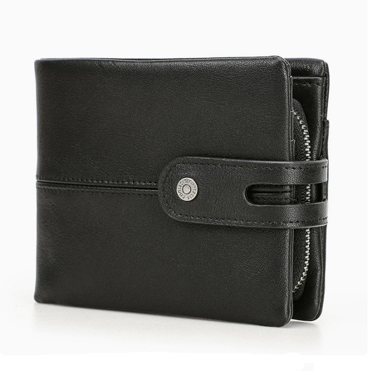 Dominic™ | Durable Cowhide RFID Buckle Wallet