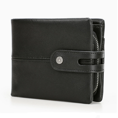 Dominic™ | Durable Cowhide RFID Buckle Wallet