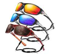 Red/Dark Blue/Brown