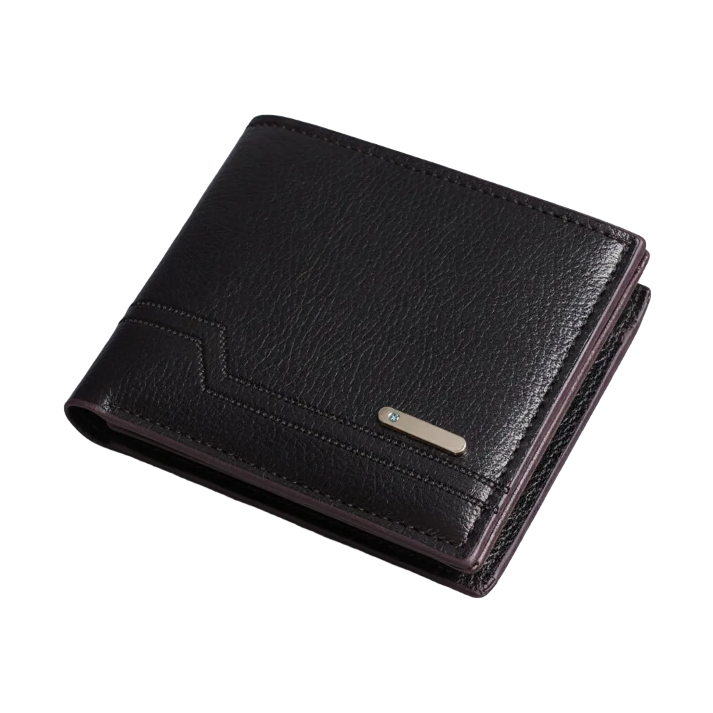 Hunter™ | Men’s Lychee Pattern Wallet – Soft Multi-Card Design