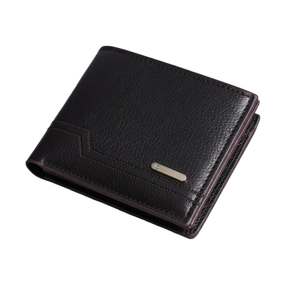 Hunter™ | Men’s Lychee Pattern Wallet – Soft Multi-Card Design