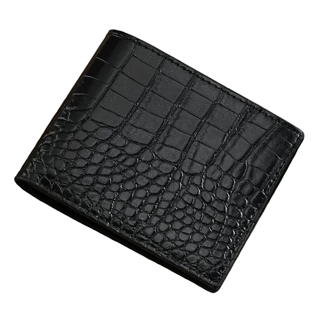 Vale™ | Crocodile Pattern Leather Business Wallet
