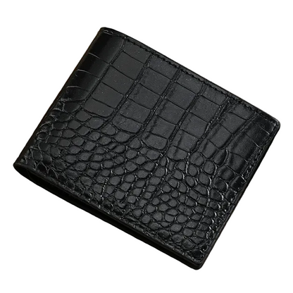 Vale™ | Crocodile Pattern Leather Business Wallet