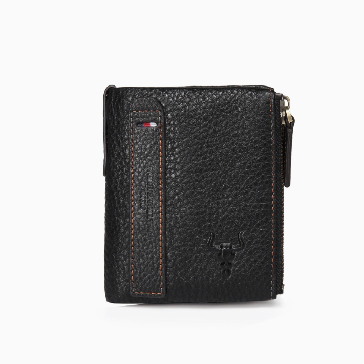 Harris™ | Handcrafted Leather Wallet With Zipper Coin Pocket