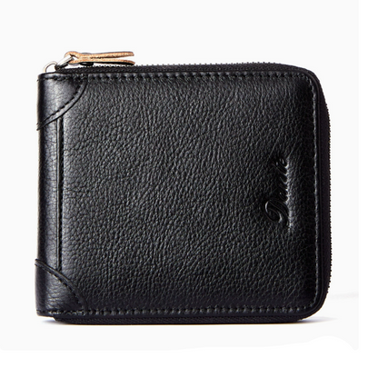 Oscar™ | Genuine Leather Zipper Multi-Card Wallet