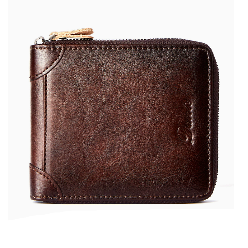 Oscar™ | Genuine Leather Zipper Multi-Card Wallet