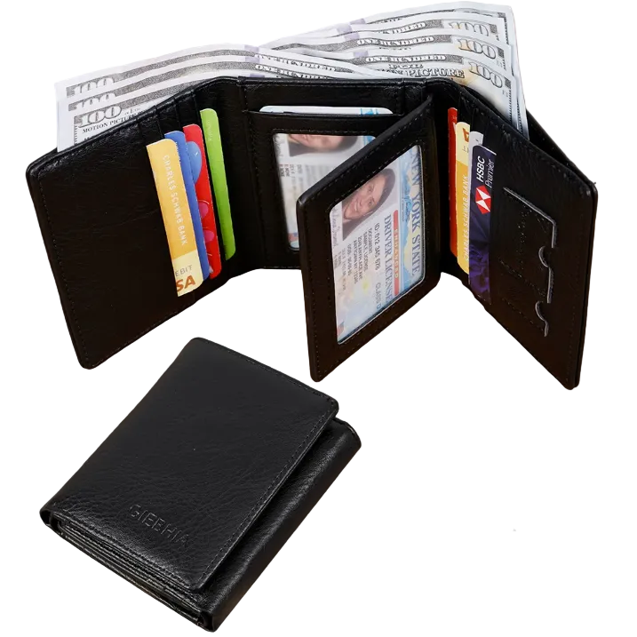 Roman™ | Business Leather Wallet With Large Card Capacity