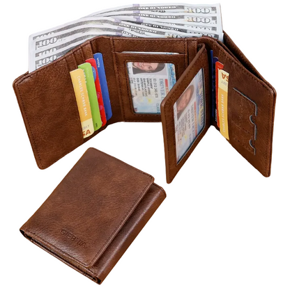 Roman™ | Business Leather Wallet With Large Card Capacity
