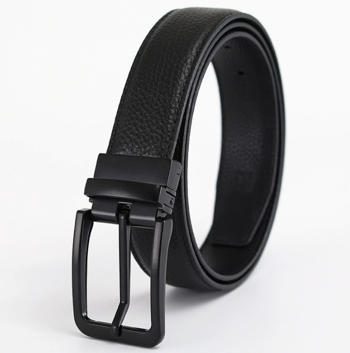 Arvid™ | Men’s Reversible Genuine Leather Belt with Rotating Pin Buckle
