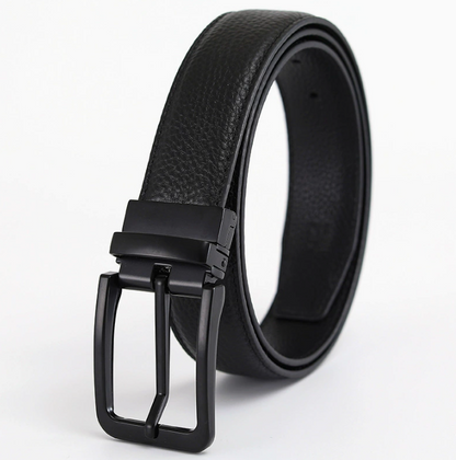 Arvid™ | Men’s Reversible Genuine Leather Belt with Rotating Pin Buckle