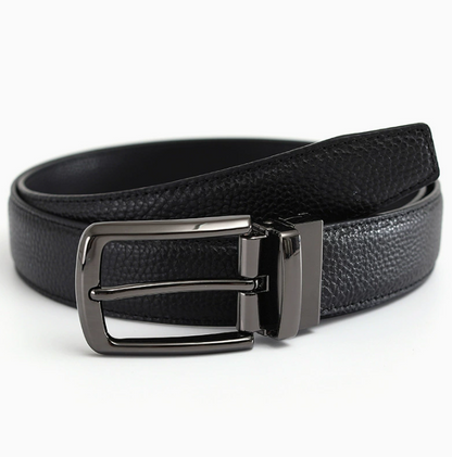 Arvid™ | Men’s Reversible Genuine Leather Belt with Rotating Pin Buckle
