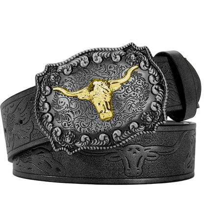 Darby™ | Men’s Retro Punk Wide Leather Belt