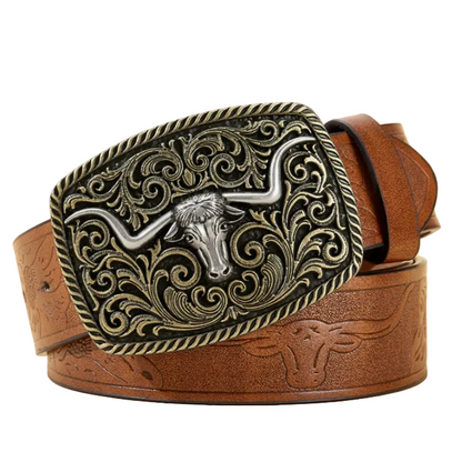 Darby™ | Men’s Retro Punk Wide Leather Belt