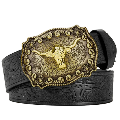 Darby™ | Men’s Retro Punk Wide Leather Belt