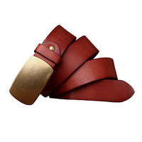 Pleated Red Brown