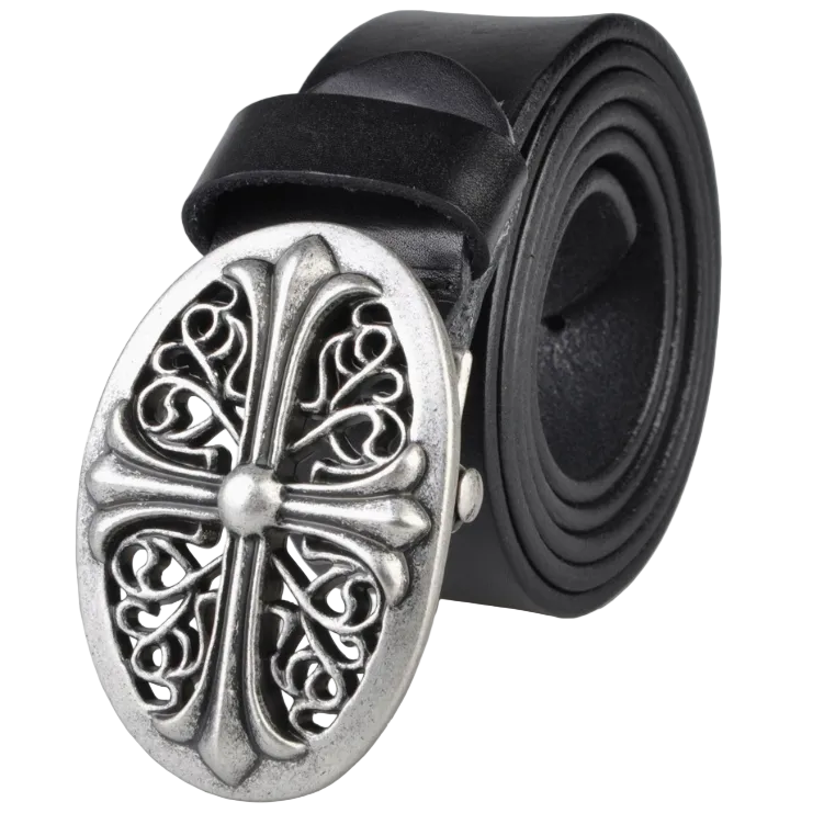 Elbert™ | Men’s Retro Cowhide Leather Belt – Korean Style Casual