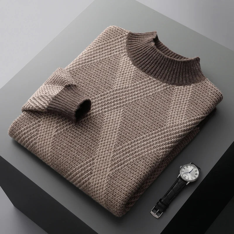 Cuzco - cashmere sweater with high collar