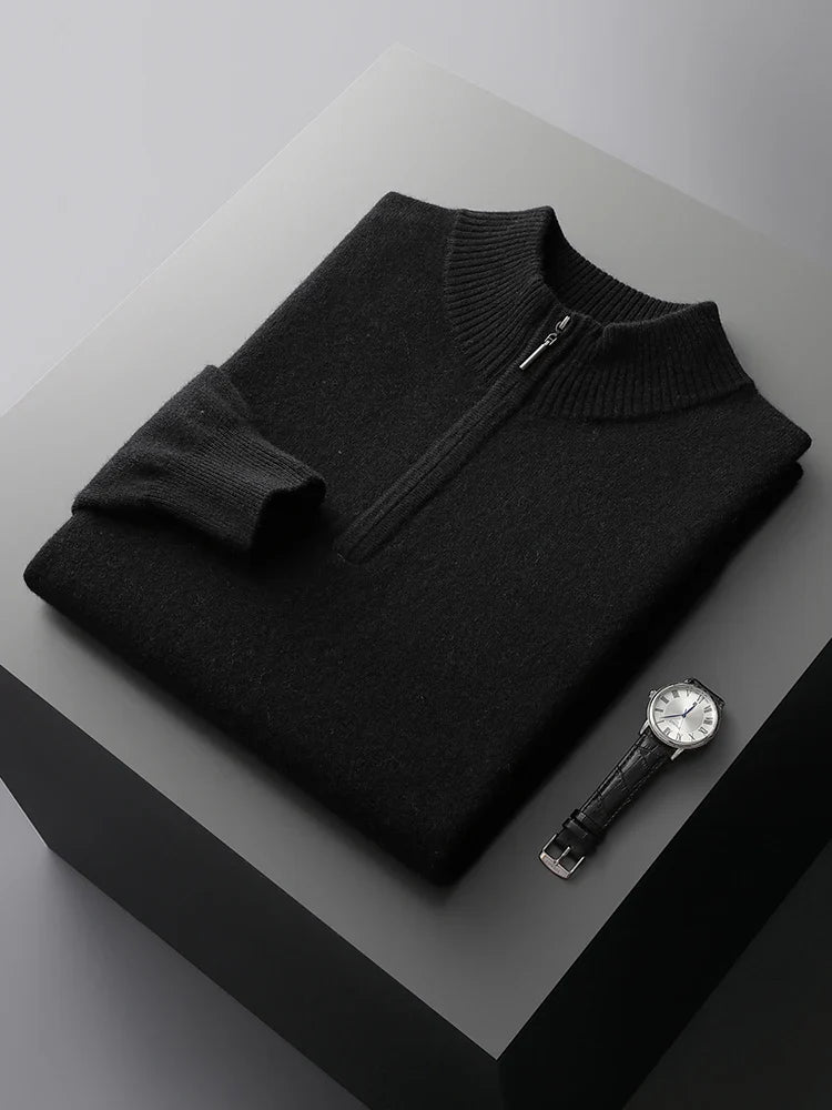 Florence - cashmere sweater with zipper closure