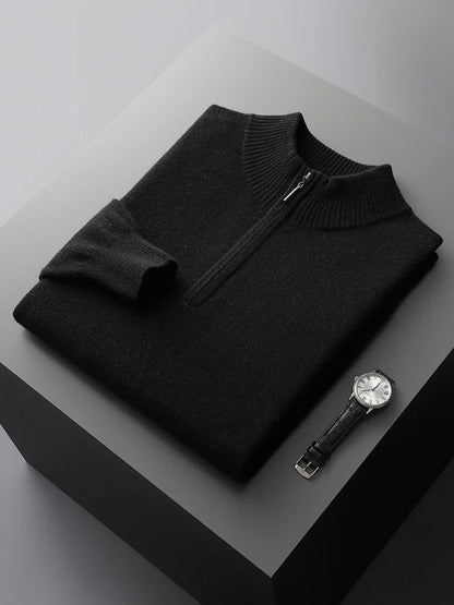 Florence - cashmere sweater with zipper closure