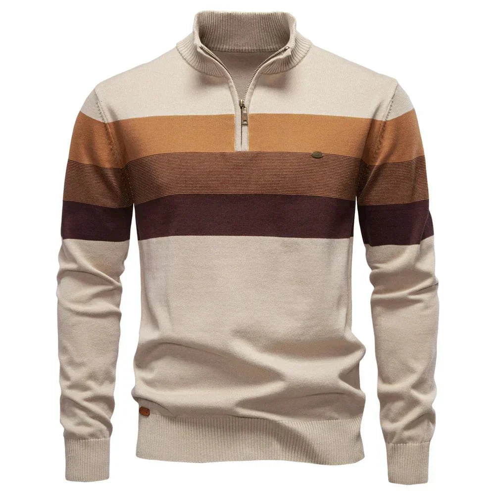 Nicholas | Stylish pullover with stand-up collar