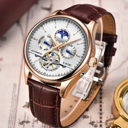 Nathaniel™ | Automatic Mechanical Tourbillon Watch