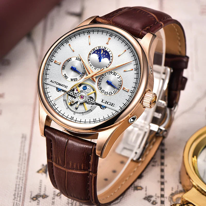 Nathaniel™ | Automatic Mechanical Tourbillon Watch