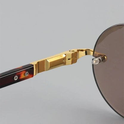 Lucien Round Metal Sunglasses