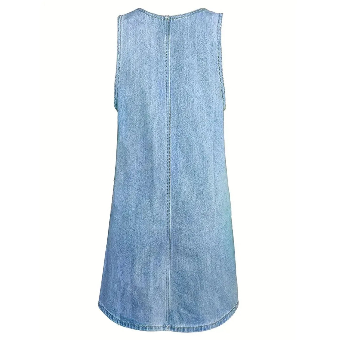 Emma™ |  Relaxed Denim-Look Dress
