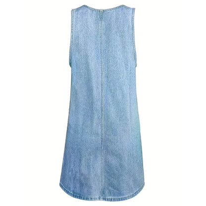 Emma™ |  Relaxed Denim-Look Dress