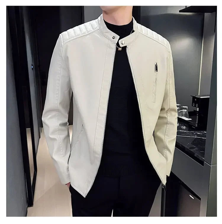 Malcolm | Elegant leather jacket