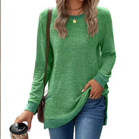Tara | Womens Lightweight Sweatshirt, Relaxed Loose Fit | Soft Natural Materials | Green, Gray, Black and More S-XXL
