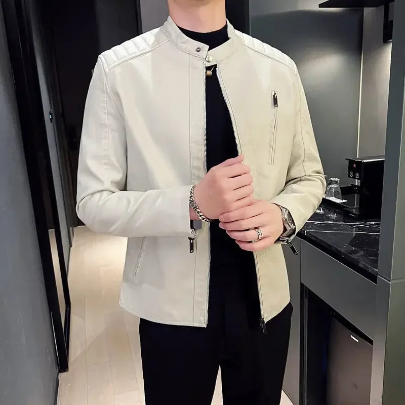 Malcolm | Elegant leather jacket