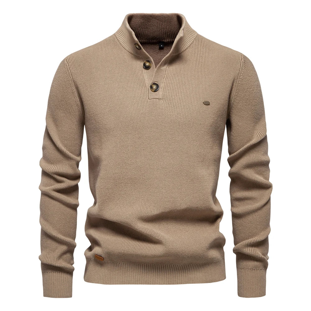Conrad | Stylish men's sweater with button design
