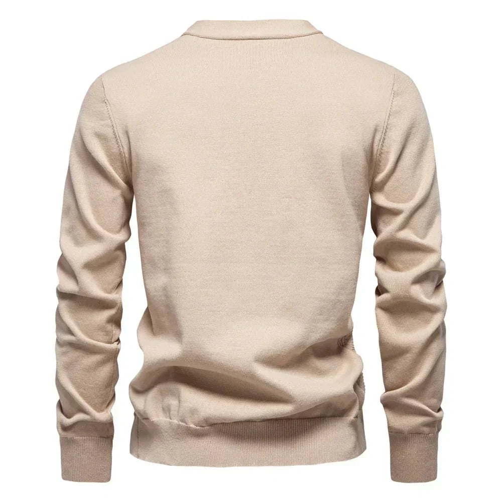 Stewart | Warm men's cardigan with V-neck