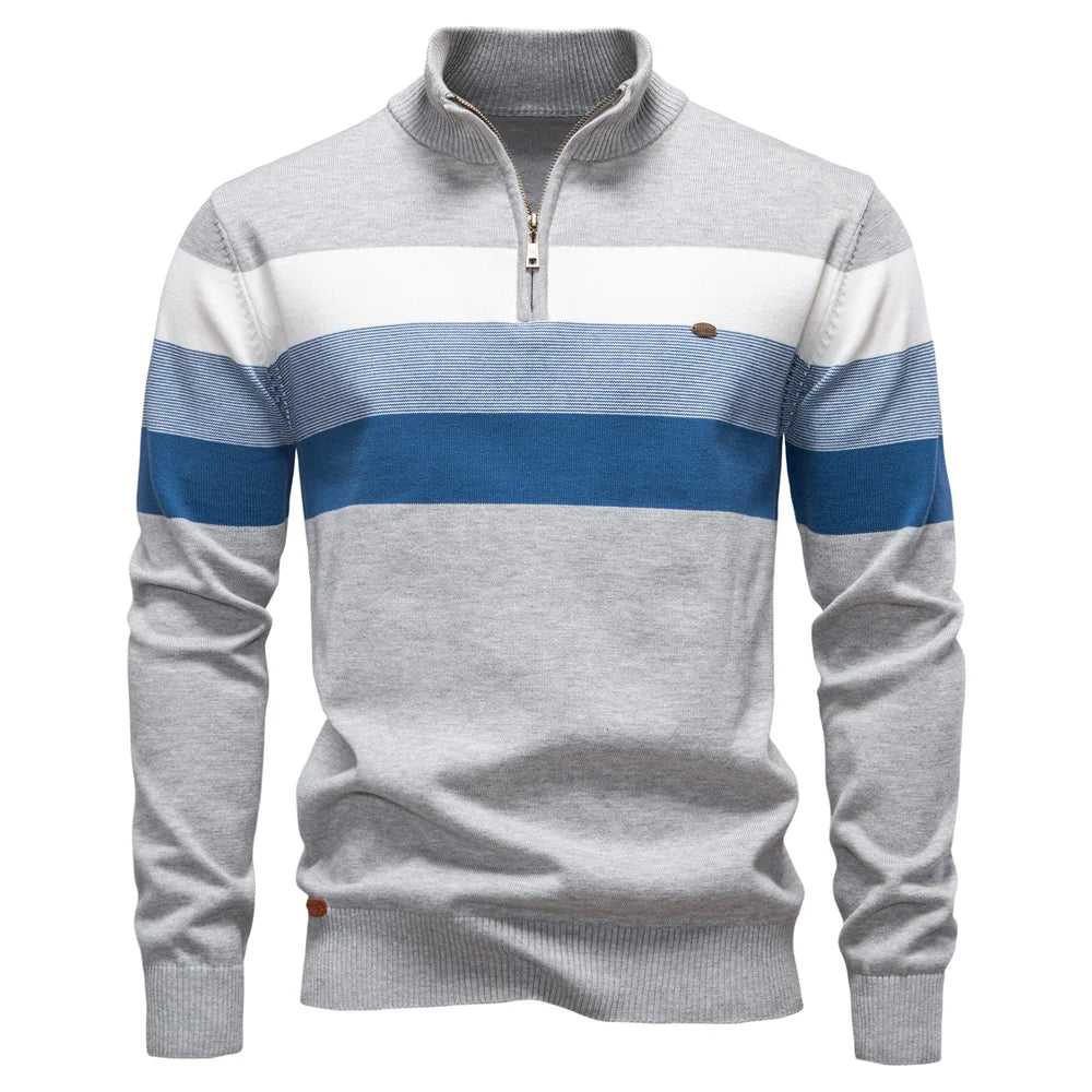 Nicholas | Stylish pullover with stand-up collar