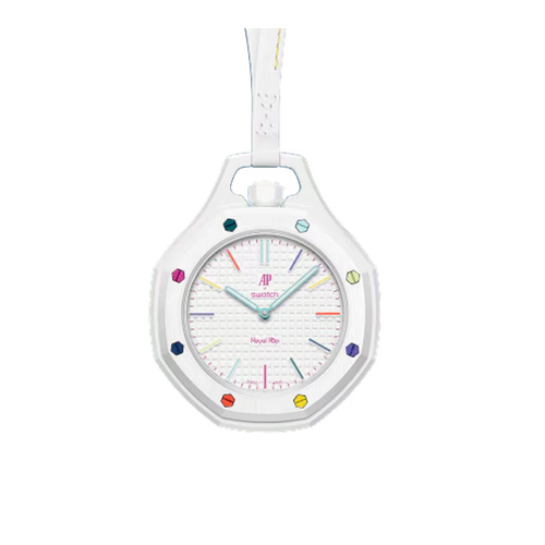 Swatch x Audemars Piguet Bioceramic Royal Pop Huit Blanc – Clean Luxury Pop Edition