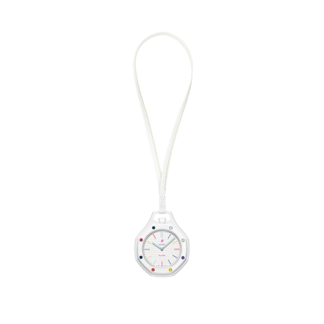 Swatch x Audemars Piguet Bioceramic Royal Pop Huit Blanc – Clean Luxury Pop Edition