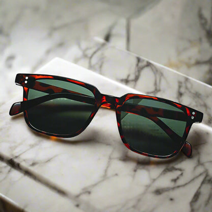 Corvin Deep Tortoise Sunglasses