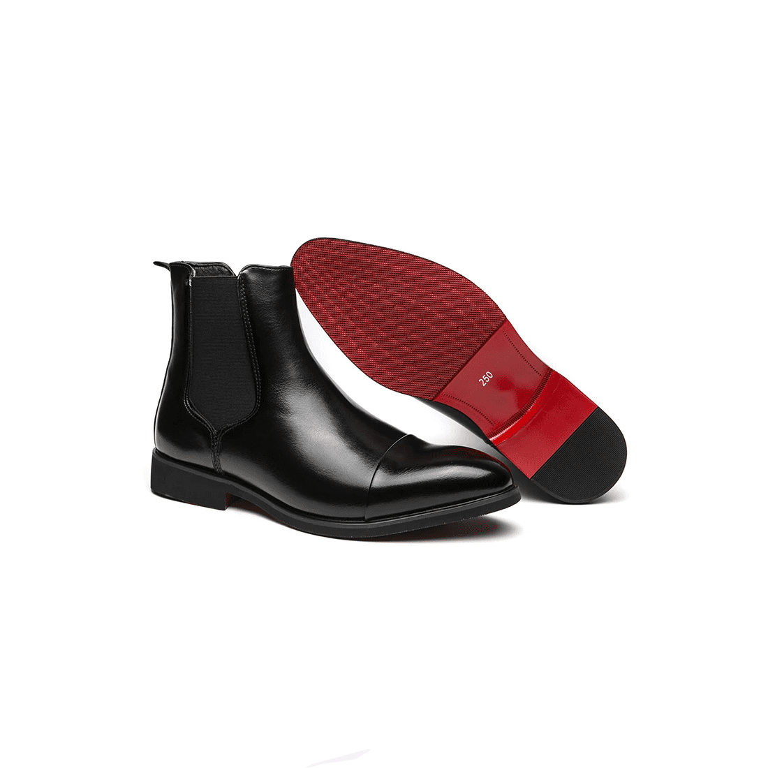 Todd Mens Full-Grain Leather Chelsea Boots