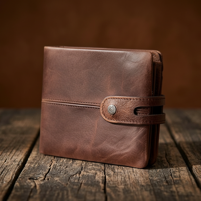 Dominic™ | Durable Cowhide RFID Buckle Wallet