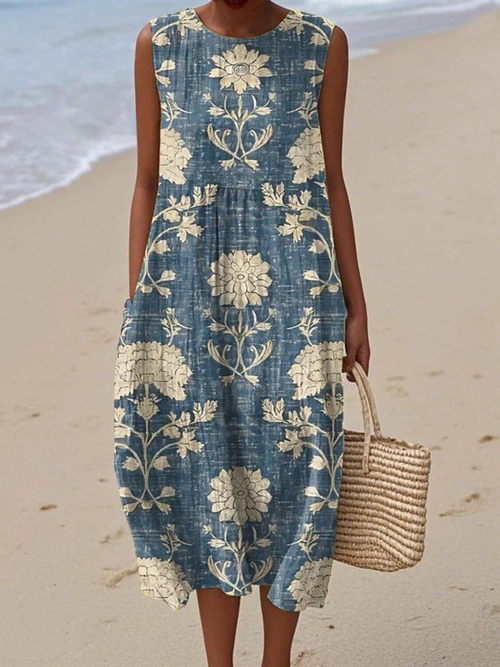 Belle™ | Boho Midi Dress