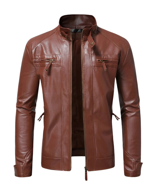 Ronald | Stylish Leather Jacket for Men