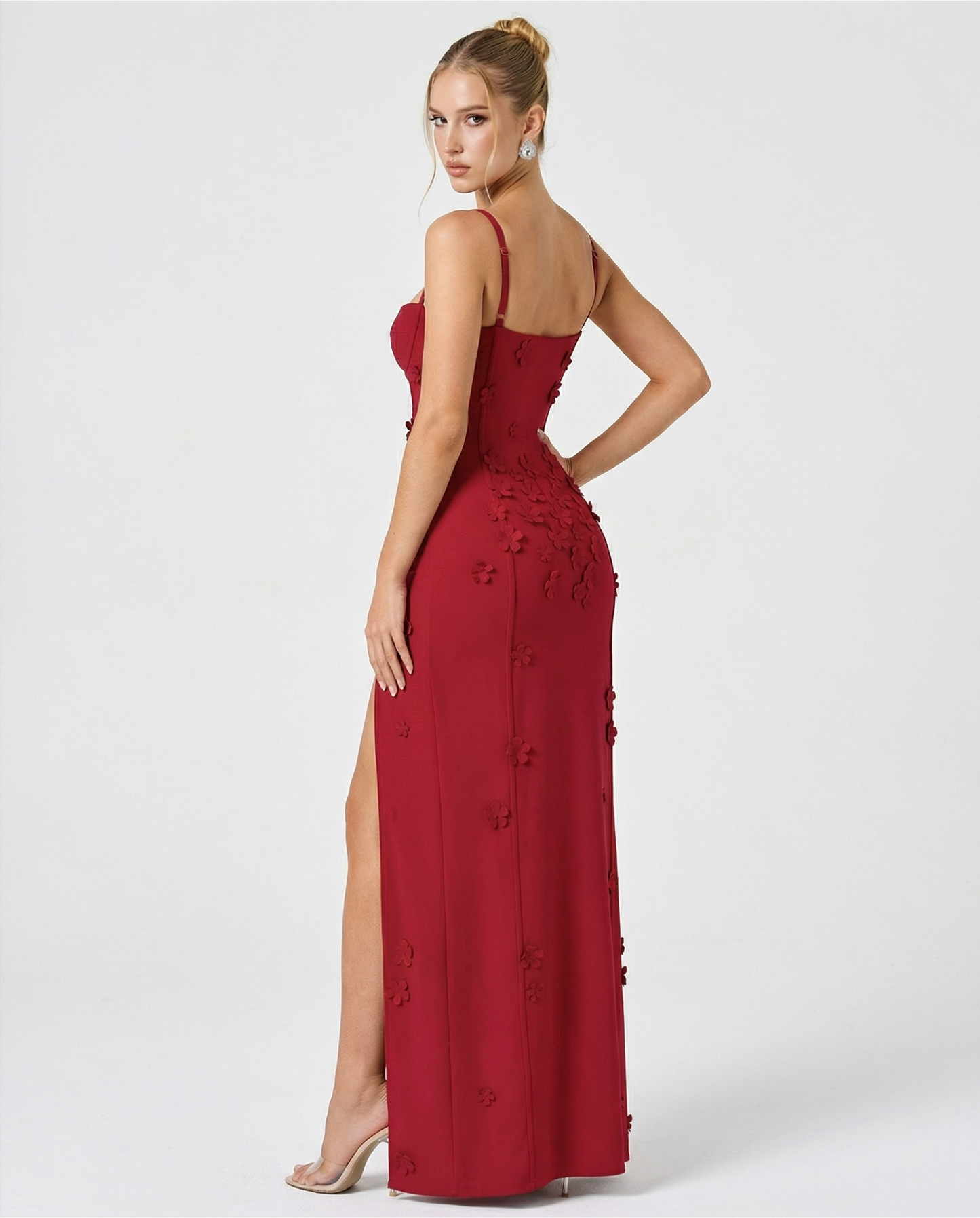 Luna Slit Maxi™ – Corset Floral Dress (Romantic Elegance Sculpted Silhouette)