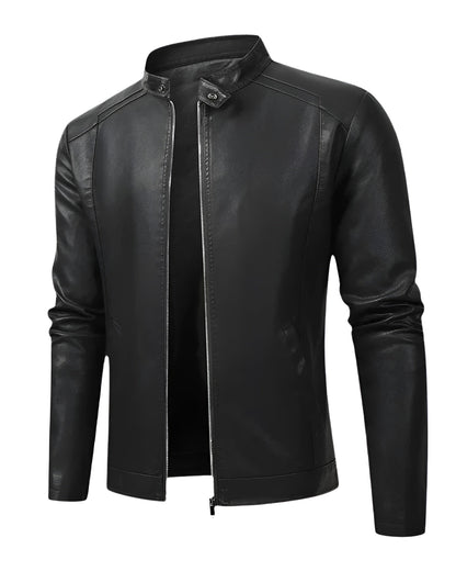 Nicholas | Stylish men's biker leather jacket