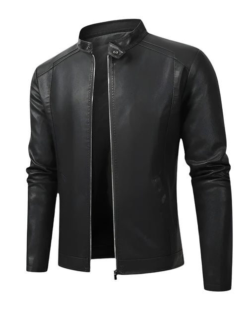 Nicholas | Stylish men's biker leather jacket
