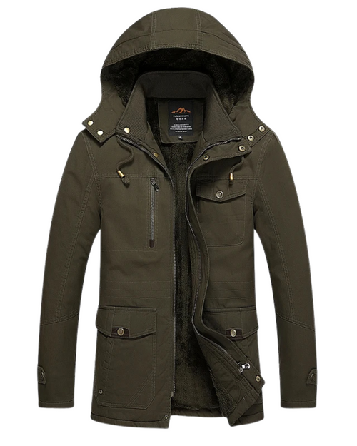 Theo | Stylish cotton quilted winter jacket