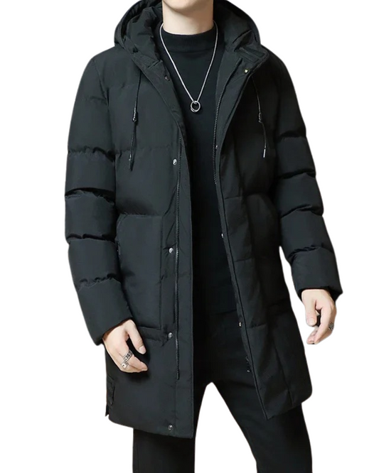 Emmanuel | Elegant Long Winter Coat for Men