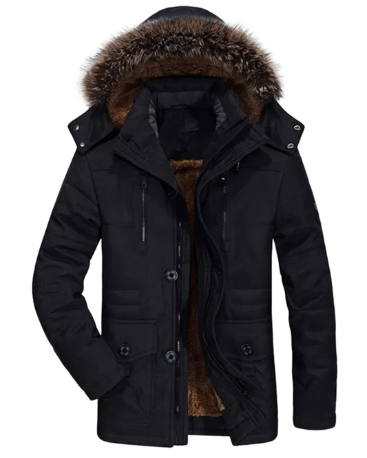 Howard | Cotton winter jacket with hood