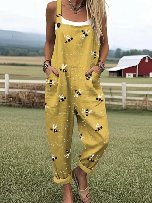 Savannah™ | Bees Pattern Jumpsuit