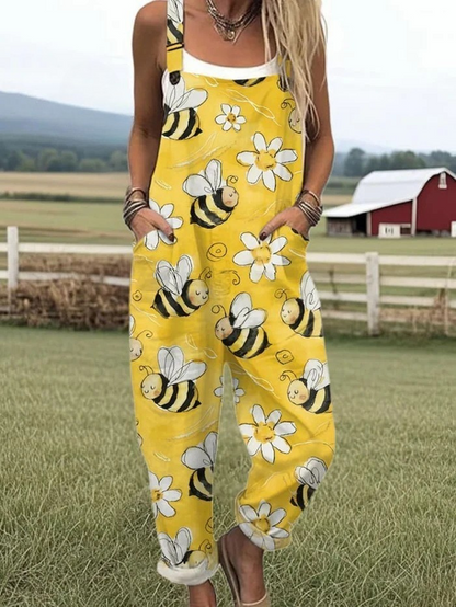 Savannah™ | Bees Pattern Jumpsuit